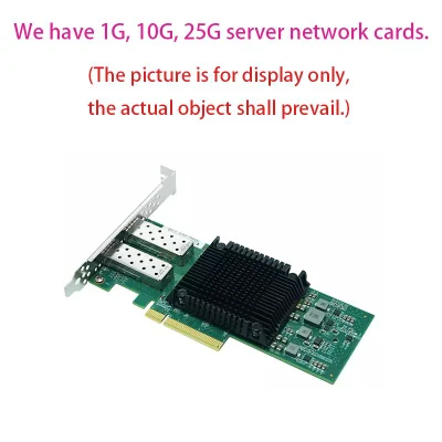 서버 이더넷 카드 Mellanox Cx4-Lx En 25GB 광 포트 듀얼 포트 SFP28 Pcie 3.0X8 네트워크 카드