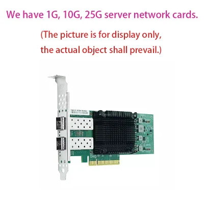 서버 이더넷 카드 Intel X710 10GB 광학 포트 듀얼 포트 SFP+ Pcie 3.0X8 네트워크 카드